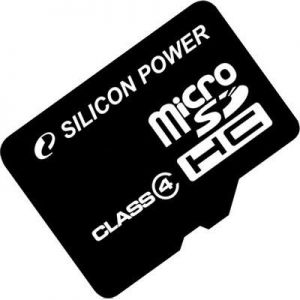 MicroSD 4GB Silicon Power (SD adapter) Class 4  ― Доктор Мобил