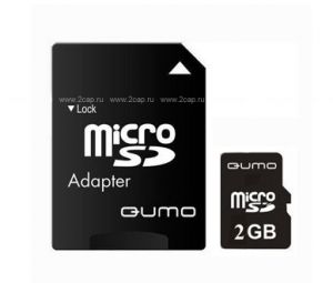 MicroSD 2GB Qumo (SD adapter) ― Доктор Мобил